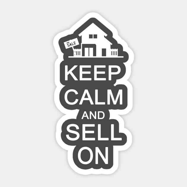 Keep Calm and Sell On Sticker by sam911